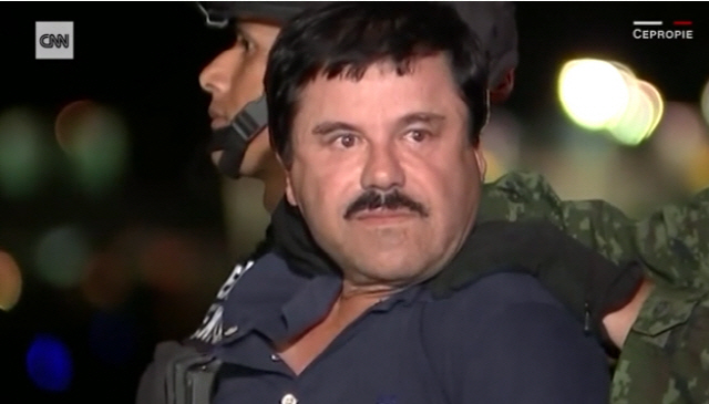 멕시코의 ‘마약왕’ 호아킨 구스만 /CNN방송 캡처