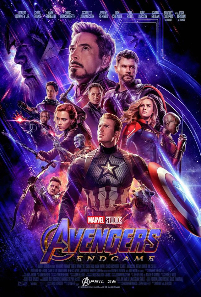 ‘캡틴 마블’이 슈퍼히어로 군단의 일원으로 등장하는 ‘어벤져스: 엔드게임’ 영화 포스터 /마블 페이스북 캡처