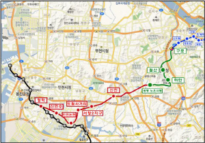 제2경인선 노선도