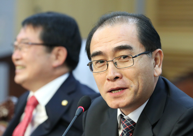 태영호 '中 의식 김정은, 폭탄선언 없을 것'