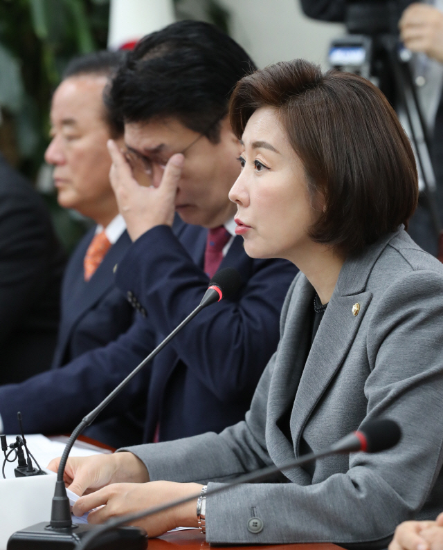 나경원 자유한국당 원내대표/ 연합뉴스