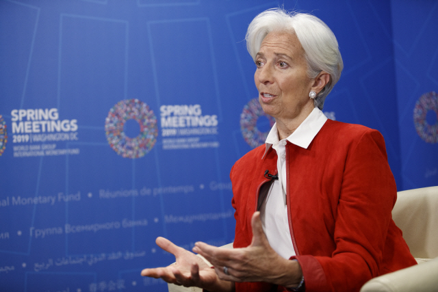 크리스틴 라가드르 국제통화기금(IMF) 총재/EPA연합뉴스