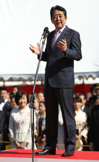 아베 신조 일본 총리.     /도쿄=AFP연합뉴스