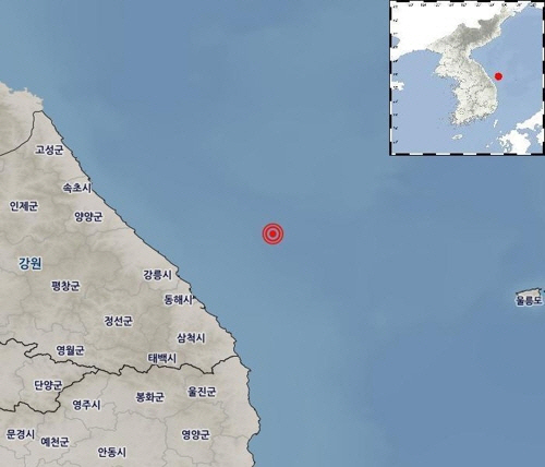 강원도 규모 4.3 지진, 진도 4 '그릇과 창문 흔들리는 정도' 내륙 피해 없을 듯