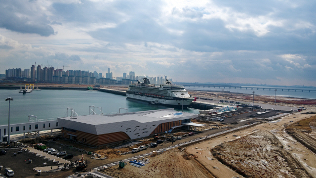 오는 26일 공식 개장하는 인천항 크루즈 터미널 전경. /사진제공=인천항만공사