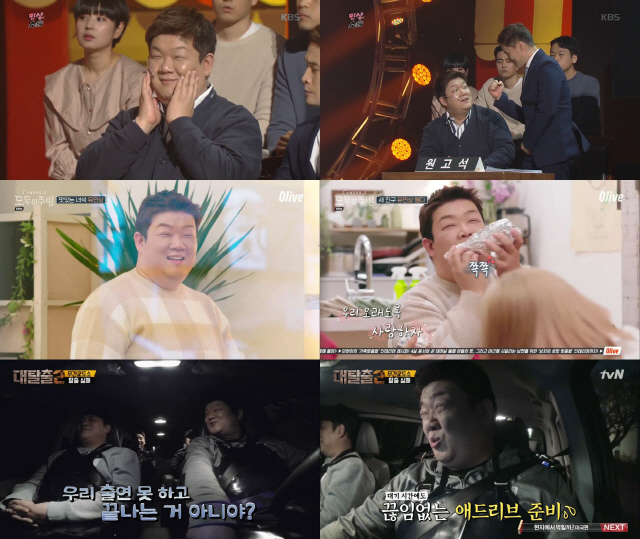 사진=KBS ‘개그콘서트’, Olive ‘모두의 주방’, tvN ‘대탈출2’