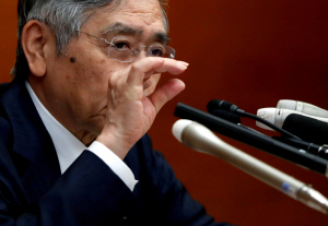 구로다 하루히코 일본은행(BOJ) 총재.     /도쿄=로이터연합뉴스