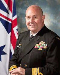 주한 유엔군 부사령관에 임명된 스튜어트 마이어 호주 해군 소장.