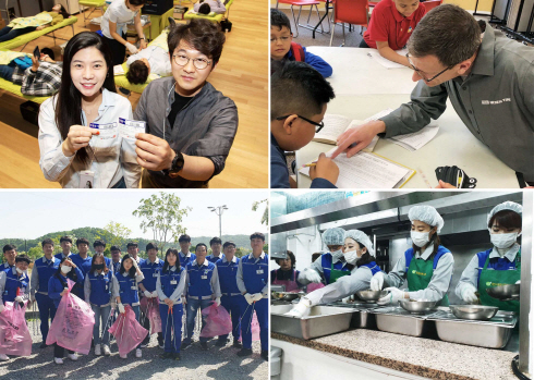 창립 77주년을 맞은 넥센타이어가 국내외 사업장에서 사회공헌활동을 펼쳤다./사진제공=넥센타이어