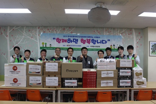 셀렉토커피, 한국프랜차이즈협회 봉사 협찬.... 사회적 활동 펼쳐