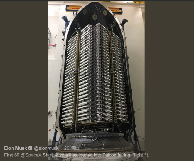 스페이스X “위성 60기 발사준비”… 머스크의 우주인터넷 프로젝트 본격 착수