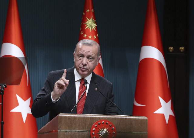 레제프 타이이프 에르도안 터키 대통령 /AP연합뉴스