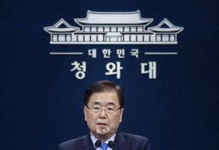 정의용 청와대 국가안보실장/연합뉴스