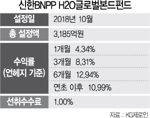 [펀드줌인] ‘신한BNPP H2O글로벌본드펀드’ 올 수익률 11%