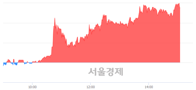 <유>STX, 상한가 진입.. +29.67% ↑