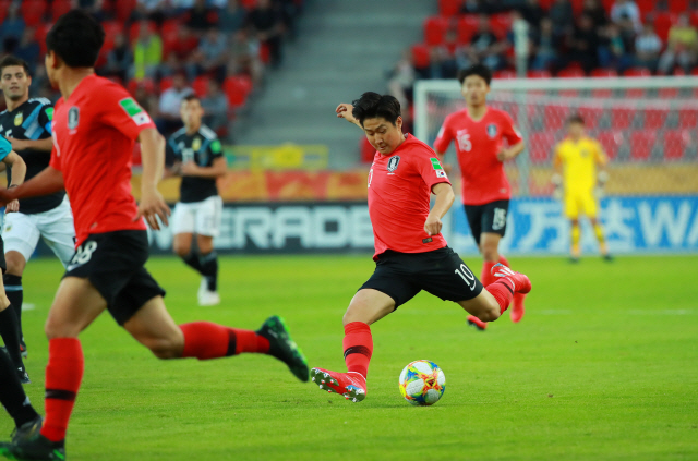 [U-20 월드컵] 아르헨티나 꺾은 한국 대표팀…'일본 나와'