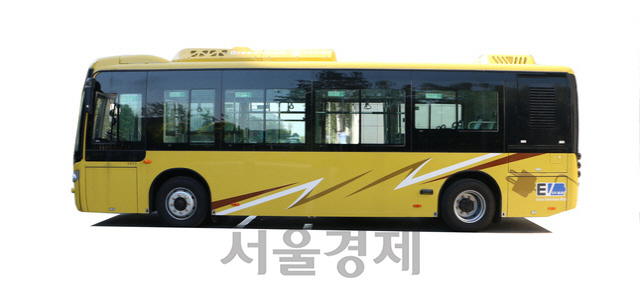 지난달 국내 환경인증을 획득한 베이징지처(BAIC)의 전기버스 그린타운850/사진제공=북경모터스코리아