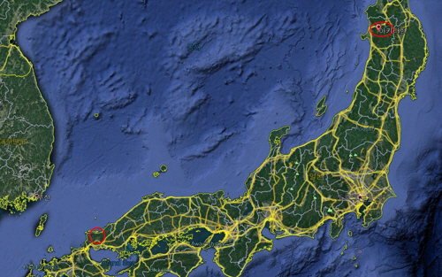 구글 어스로 미사일 배치 후보지 결정한 일본 방위성