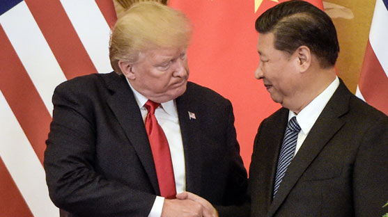 도널드 트럼프(왼쪽) 미국 대통령과 시진핑 중국 국가주석./연합뉴스