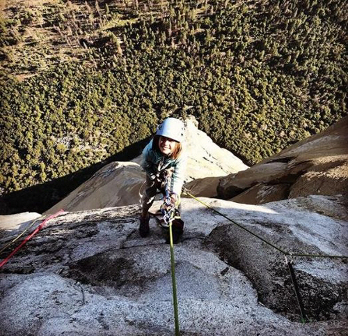 10살 소녀가 최대 암벽 난코스 등반…어른스러운 소감 화제