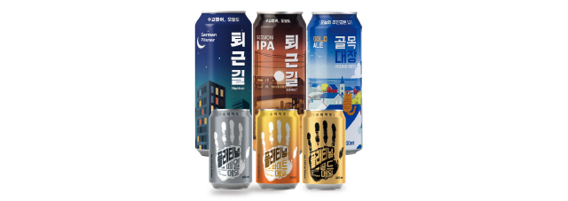 플래티넘크래프트 맥주 6종/사진제공=플래티넘크래프트