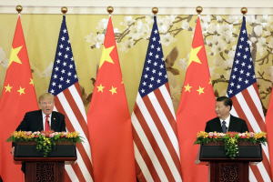 도널드 트럼프(왼쪽) 미국 대통령과 시진핑 중국 국가주석./블룸버그