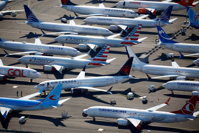 보잉사의 ‘737 맥스’ 기종 항공기. /로이터연합뉴스