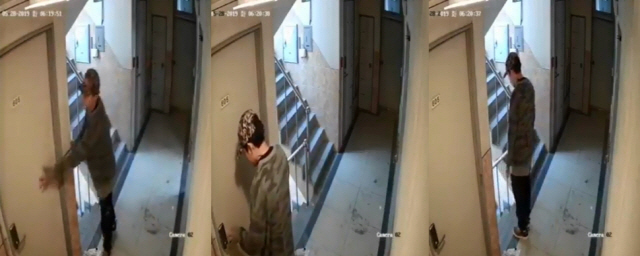 CCTV(폐쇄회로)에 포착된 조모씨의 범행 당시 모습./사진=영상 캡처
