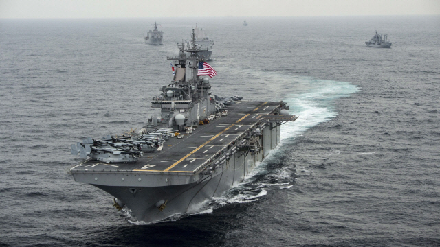 미 해군이 공개한 USS 복서함 사진 /EPA연합뉴스
