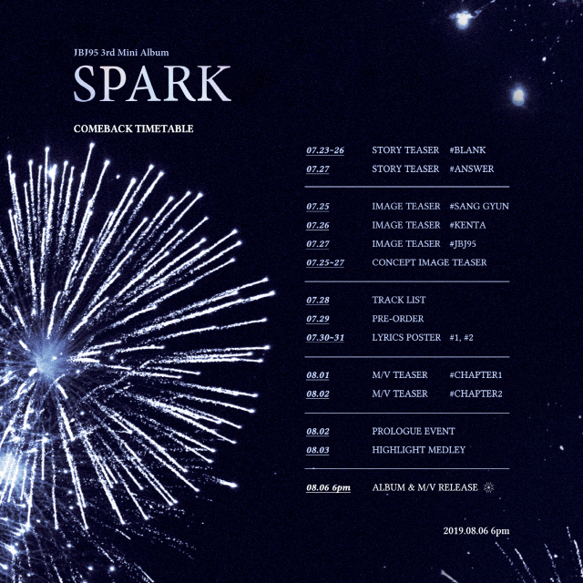 [공식] JBJ95 상균X켄타, 8월 6일 쇼케이스로 미니 앨범 “SPARK” 본격 공개