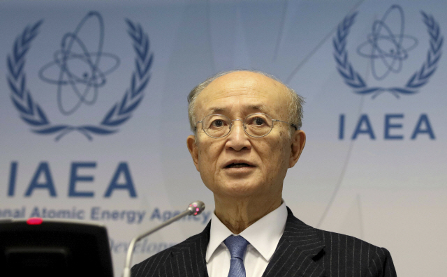 아마노 유키야 IAEA 사무총장. /도쿄=AP연합뉴스