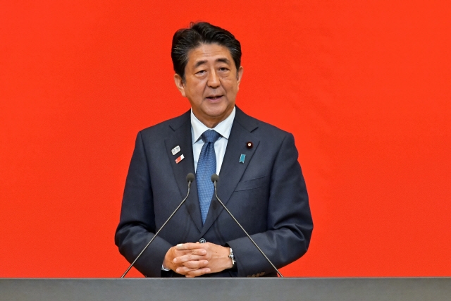 아베 신조 일본 총리 /연합UPI
