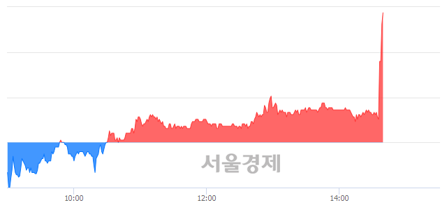 <유>필룩스, 전일 대비 11.11% 상승.. 일일회전율은 2.56% 기록