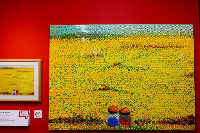 다양한 레고 작품을 전시하고 있는 브릭캠퍼스.