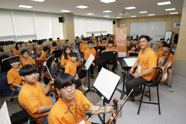 한화그룹은 ‘한화오케스트라 2019 음악캠프’를 지난 7일부터 무주 태권도원에서 진행했다. /사진제공=한화