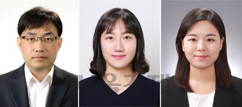 (왼쪽부터) KIST 민병권 본부장, 황윤정 책임연구원, 원다혜 선임연구원.