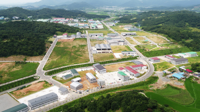 전남 담양군 담양읍 삼만리 일원에 조성된 에코하이테크 담양산단 /사진제공=담양군