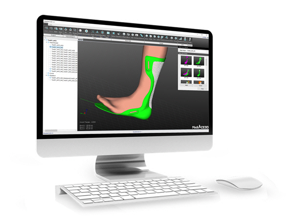 정형·재활 의료 분야 3D 프린팅 보조기 디자인 전용 소프트웨어 MediACE3D