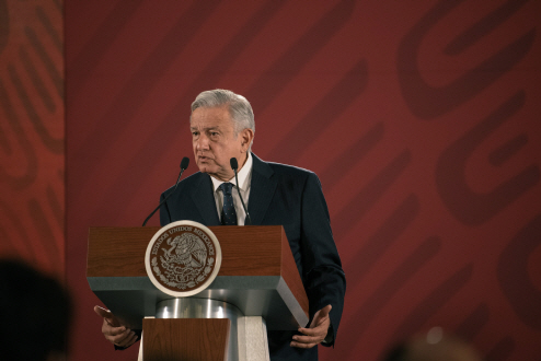 안드레스 마누엘 로페스 오브라도르 멕시코 대통령/블룸버그