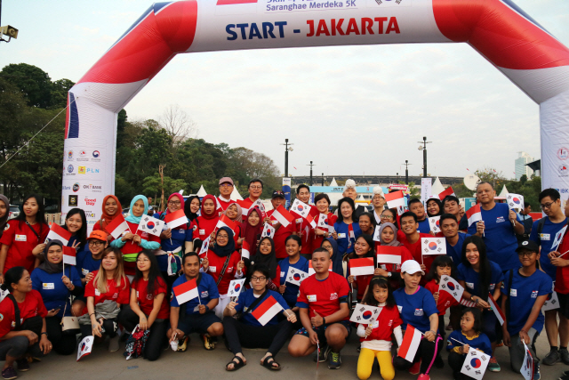 [사진] 韓-印尼 광복절 기념 마라톤 대회