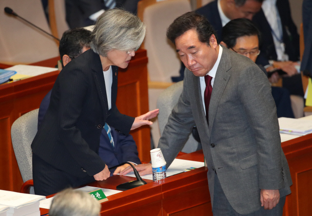 '일본 의원이 한국 국무총리에게 제안 받을 위치인가'