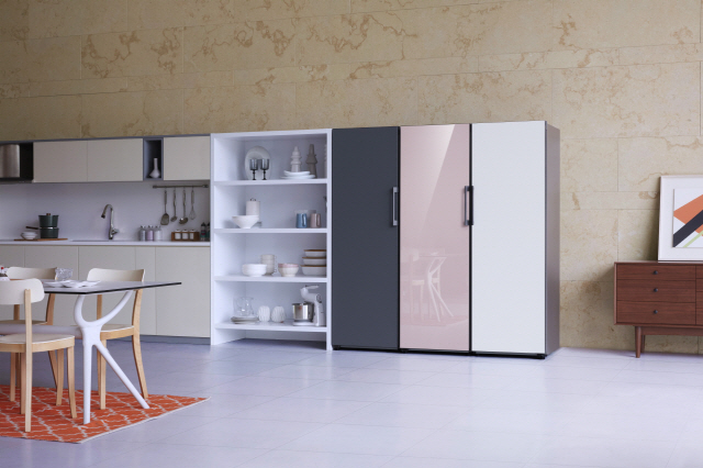 삼성전자 맞춤형 냉장고 ‘비스포크’로 꾸며진 라이프스타일 공간. /사진제공=삼성전자