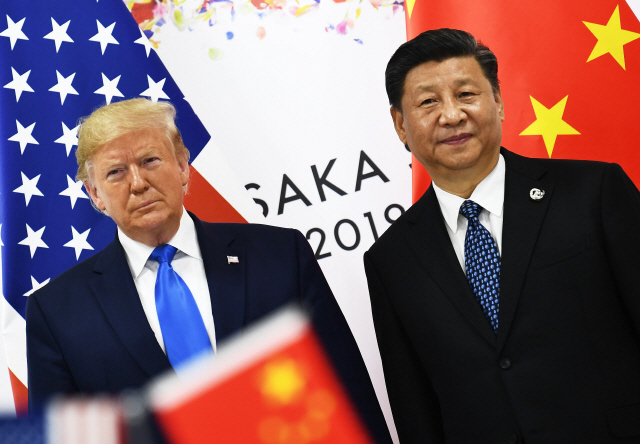 도널드 트럼프(왼쪽) 미국 대통령과 시진핑 중국 국가주석 /AFP연합뉴스