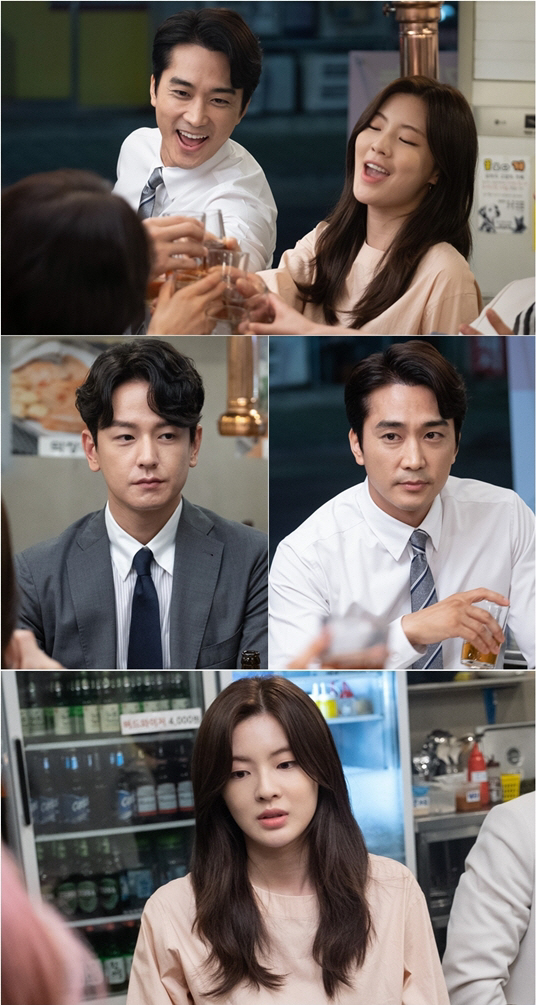 '위대한 쇼' 송승헌·이선빈·임주환, 불 붙은 삼각관계..질투폭발 술자리 대면