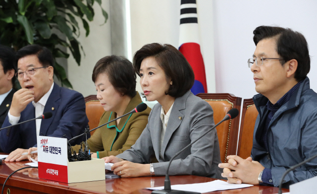 나경원 “무당층 늘어 고무적..한국당이 흡수할 것”