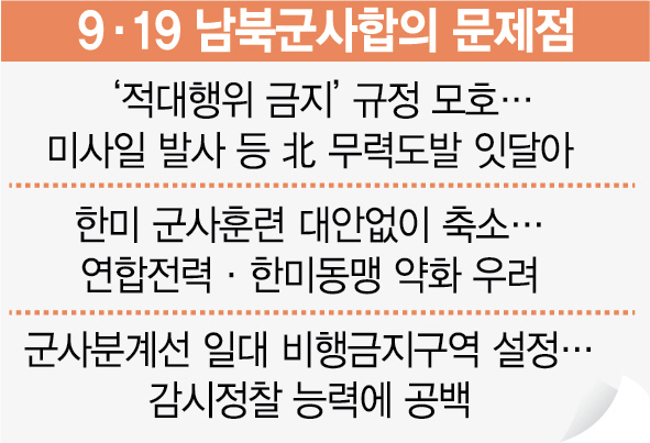 1715A01 9·19 남북군사합의 문제점