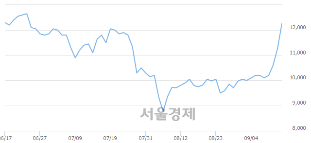 <코>대한뉴팜, 전일 대비 8.44% 상승.. 일일회전율은 4.38% 기록