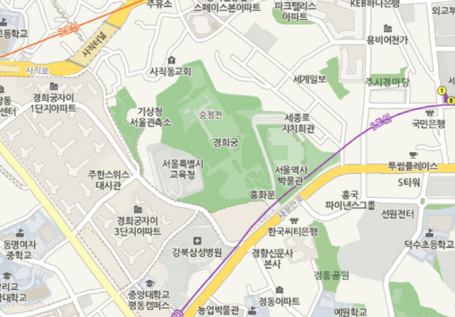 서울시교육청 현 위치