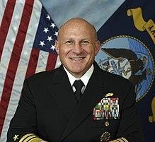 지난달 취임한 마이클 길데이 미국 해군참모총장이 처음으로 방한했다. 위키피디아/연합뉴스