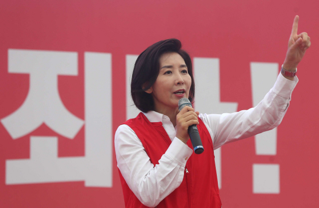 나경원 자유한국당 원내대표. /연합뉴스